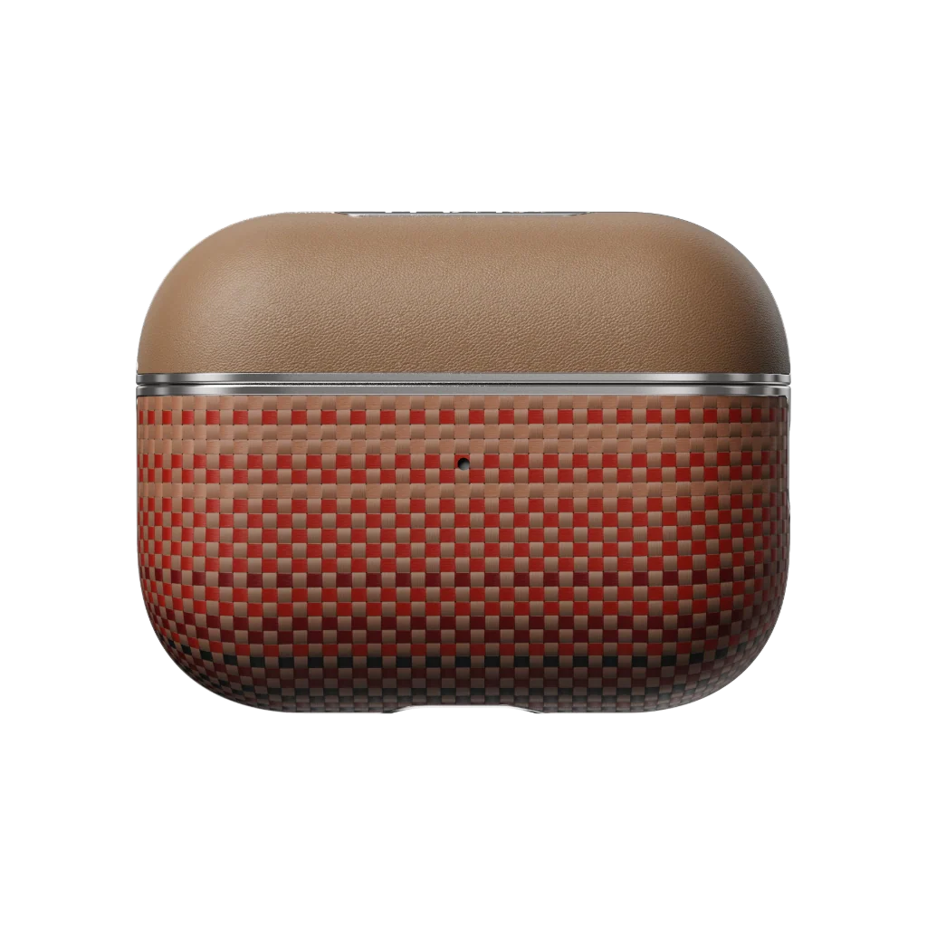 Husă AirPods Pro 2 Aramid Fiber Magnetic (Sunset)