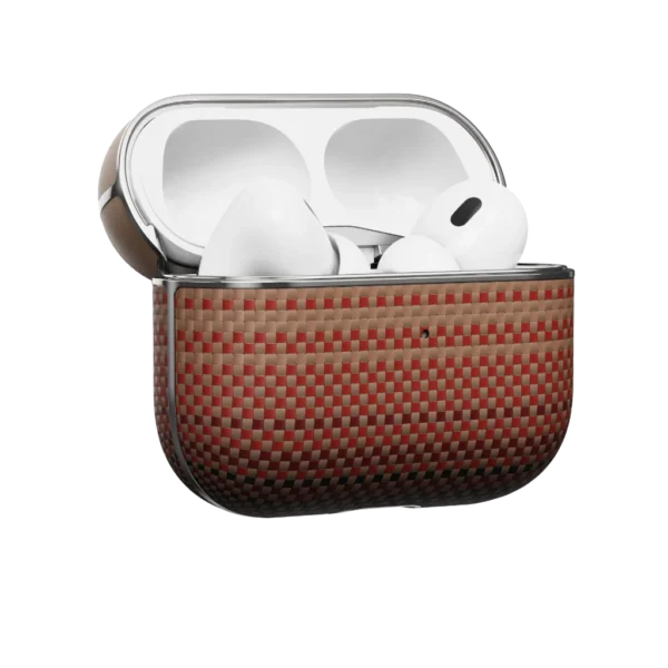 Husă AirPods Pro 2 Aramid Fiber Magnetic (Sunset) - imagine 3