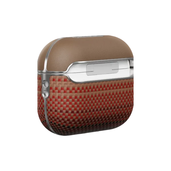 Husă AirPods Pro 2 Aramid Fiber Magnetic (Sunset) - imagine 2
