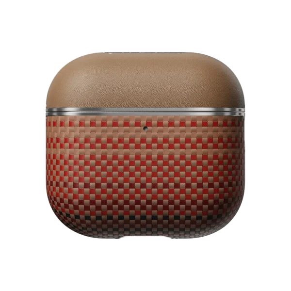 Husă AirPods 4 Aramid Fiber Magnetic (Sunset)