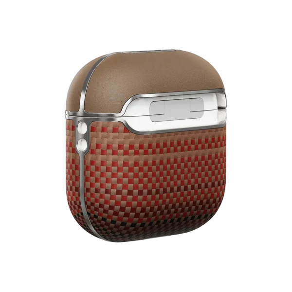 Husă AirPods 4 Aramid Fiber Magnetic (Sunset) - imagine 3