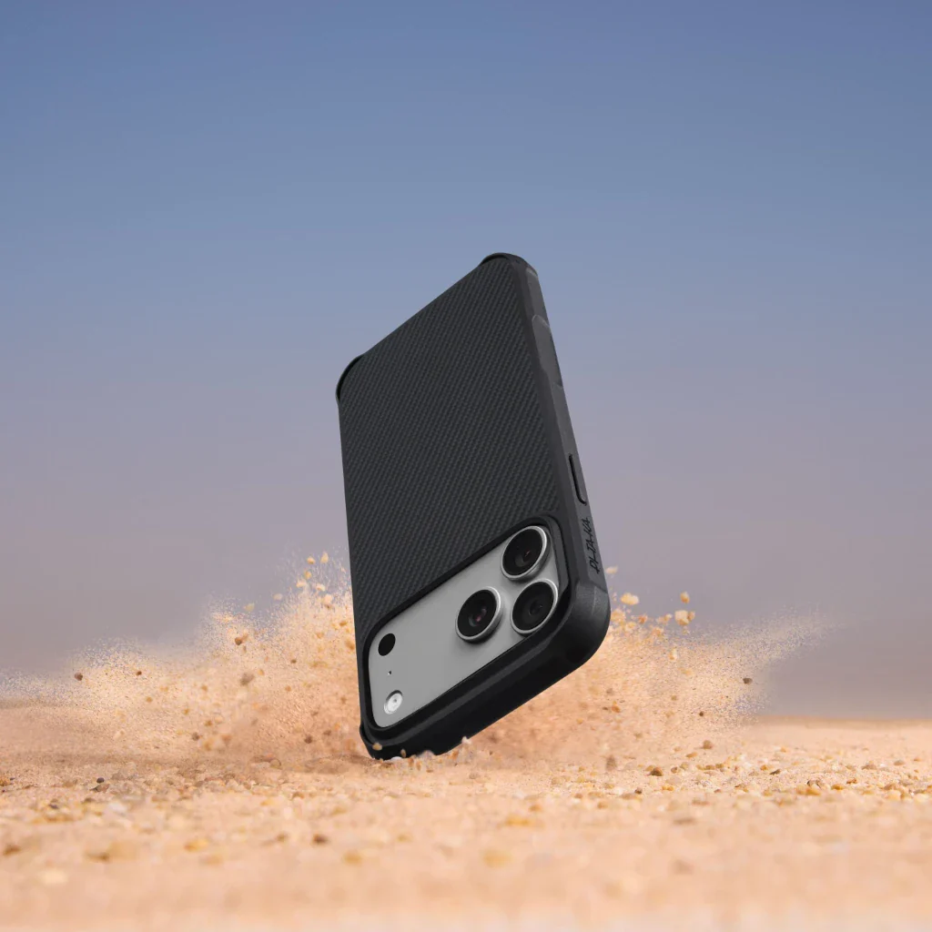 Husă iPhone 17 Pro Aramid ProGuard (Black/Grey) - imagine 5