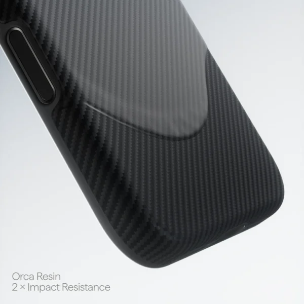Husă iPhone 17 Pro Aramid UltraGuard, Black/Grey - imagine 4
