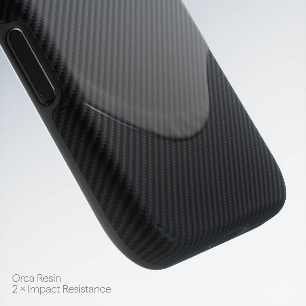 Husă iPhone 17 Pro Aramid UltraGuard, Black/Grey - imagine 4