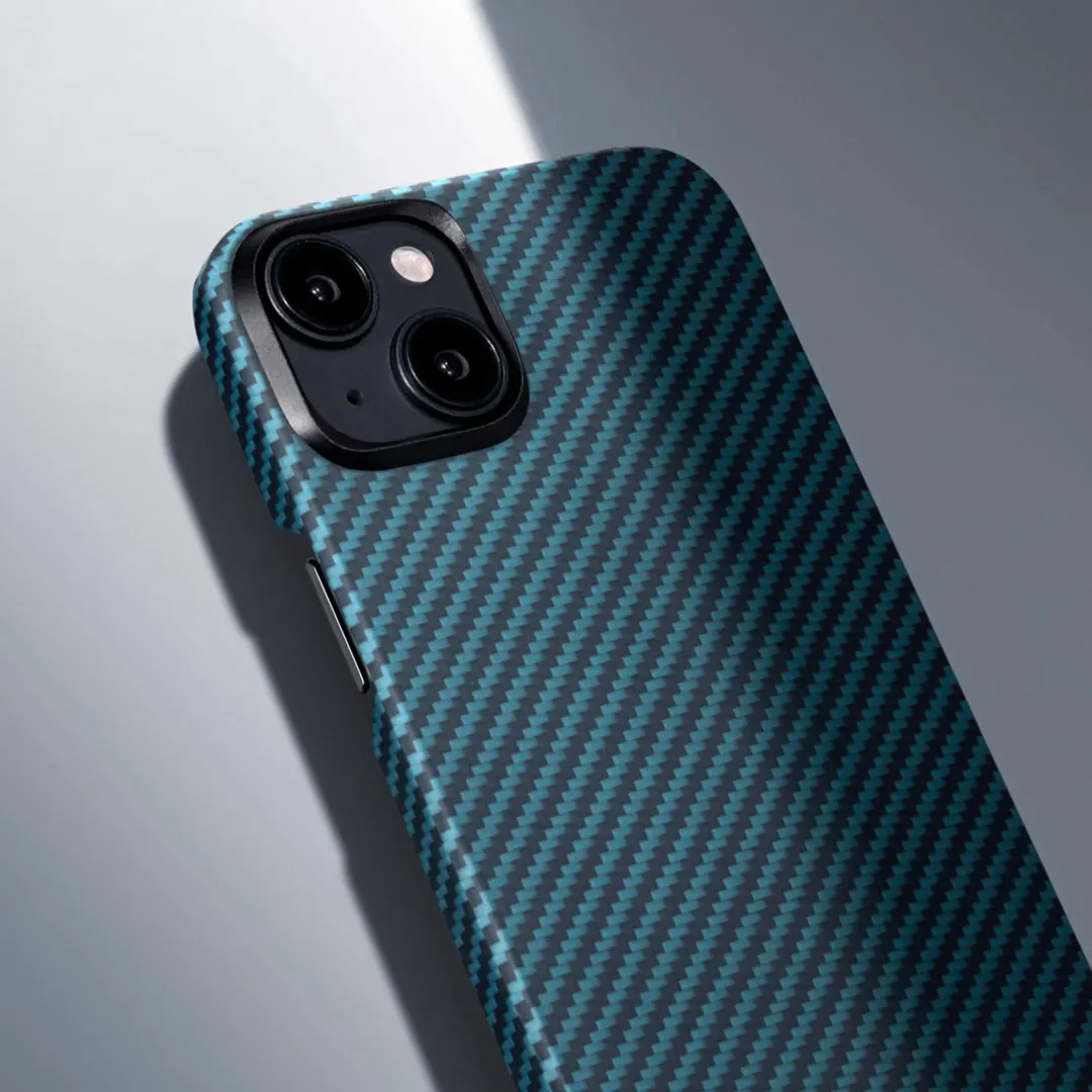 Husă iPhone 15 Plus Ultra-Slim (Black/Blue) - imagine 2