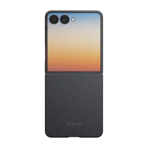 Husa PITAKA Edge Samsung Galaxy Z Flip 8 – Black/Grey 01