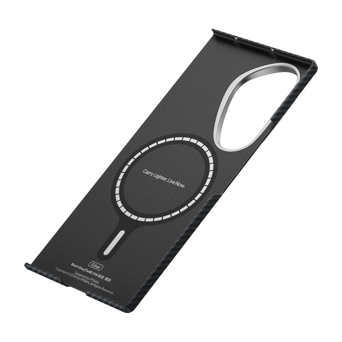 Husa PITAKA Edge Samsung Galaxy Z Fold 8 Ultra (Protectie spate) - Black Grey-01 - imagine 13