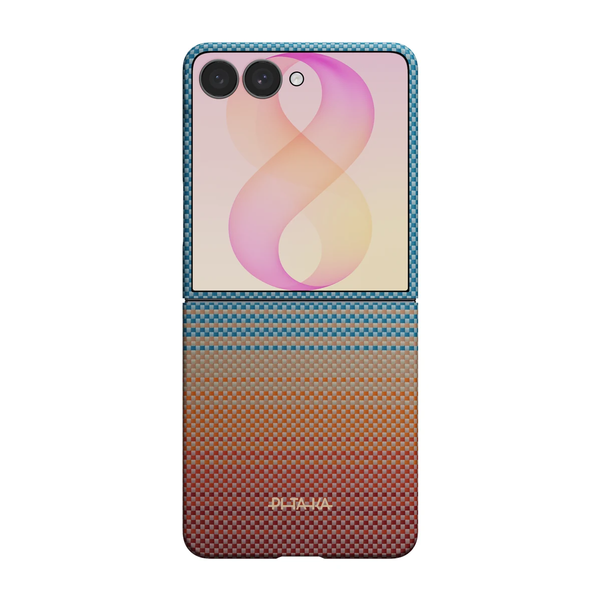 Husa PITAKA Edge Samsung Galaxy Z Flip 8 – Sunset 2.0 (California Dream-01)