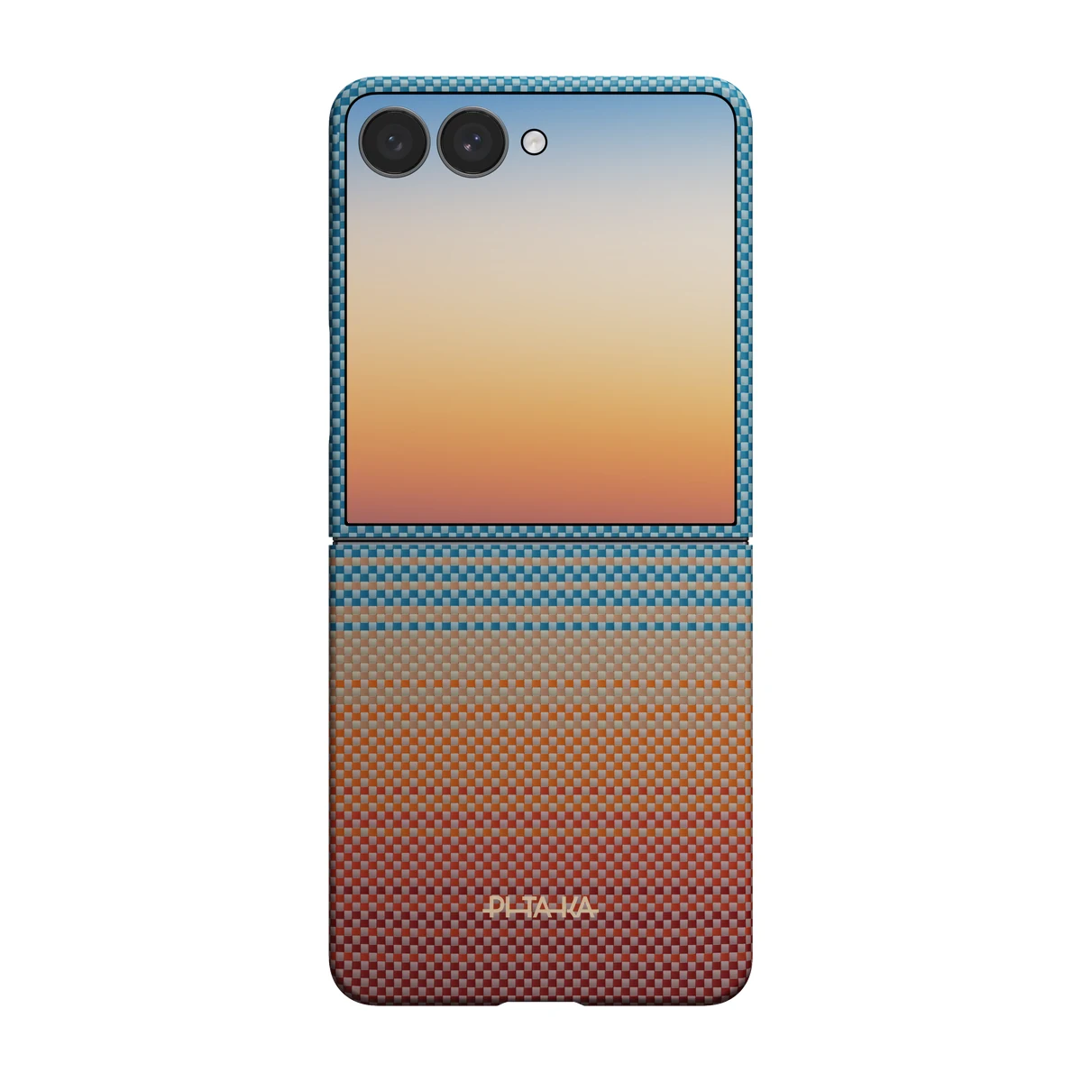 Husa PITAKA Edge Samsung Galaxy Z Flip 8 – Sunset 2.0 (California Dream-01) - imagine 3