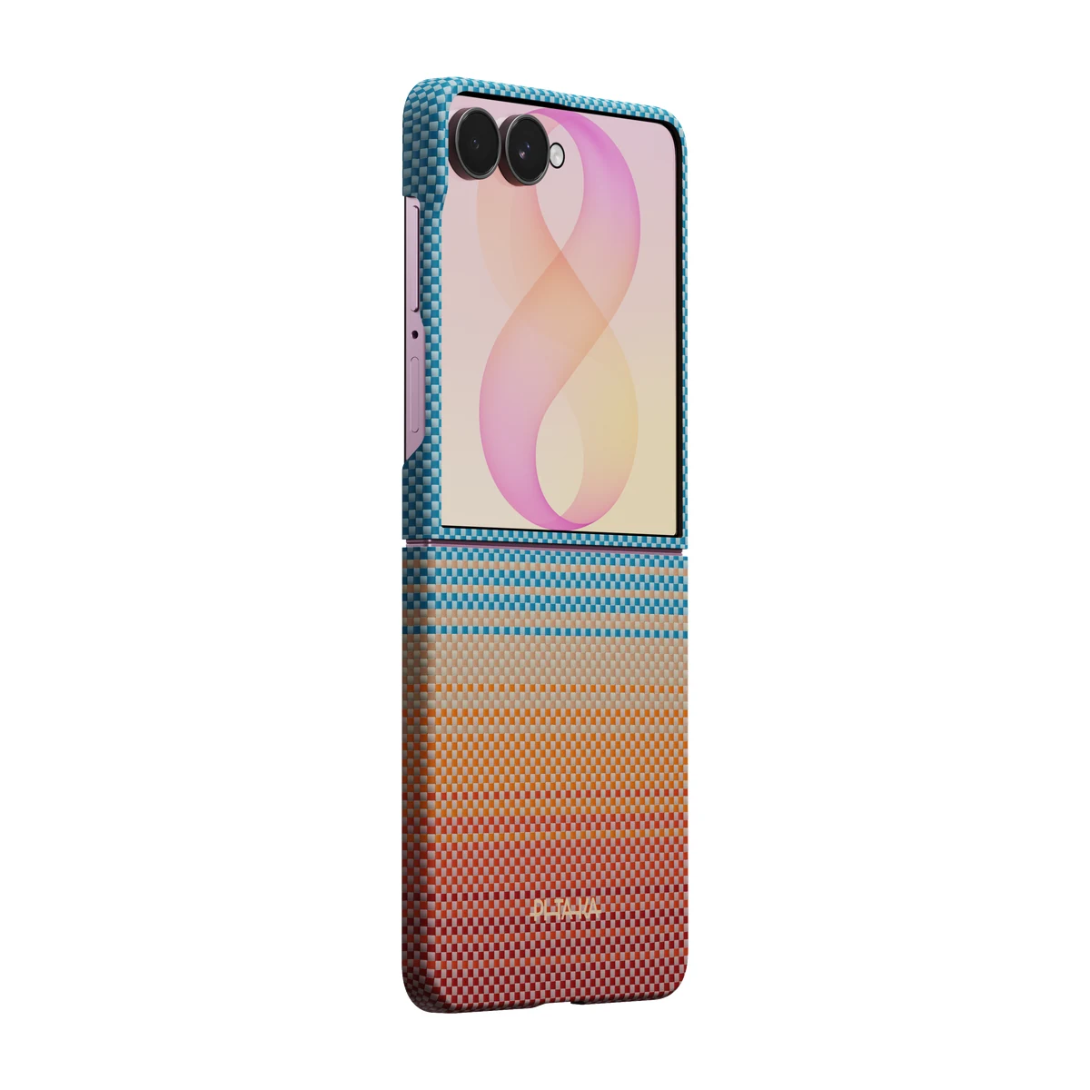 Husa PITAKA Edge Samsung Galaxy Z Flip 8 – Sunset 2.0 (California Dream-01) - imagine 4