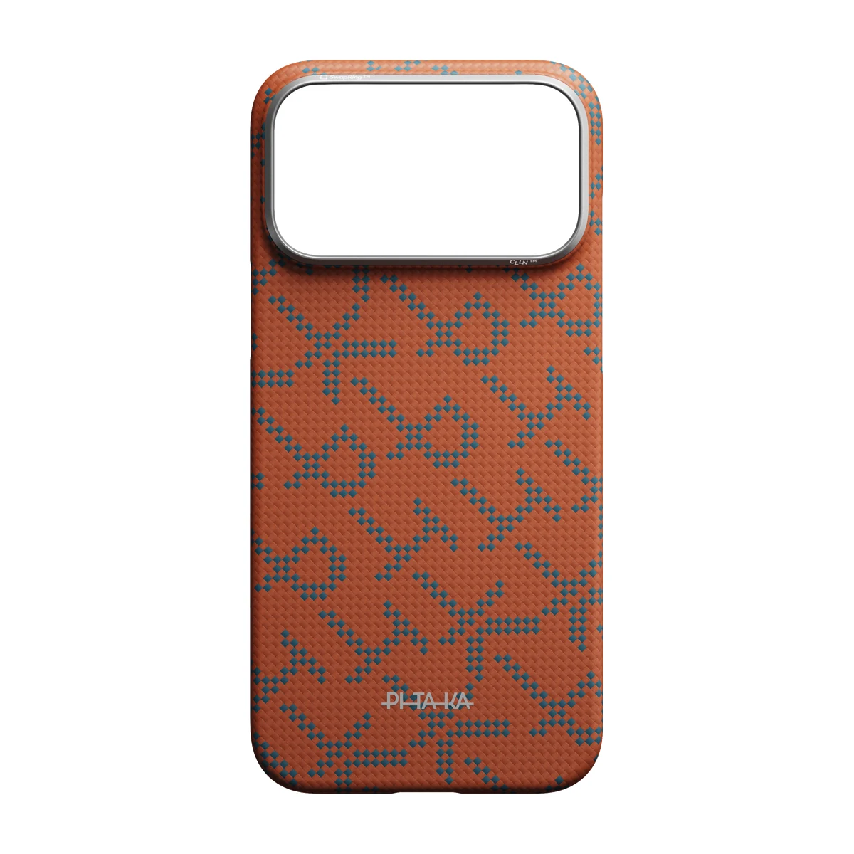 Husa PITAKA Edge iPhone 17 Pro-(Leaping - Blue Orange) - imagine 3