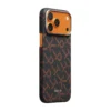 Husa PITAKA Edge iPhone 17 Pro-(Leaping - Orange Black) - imagine 2