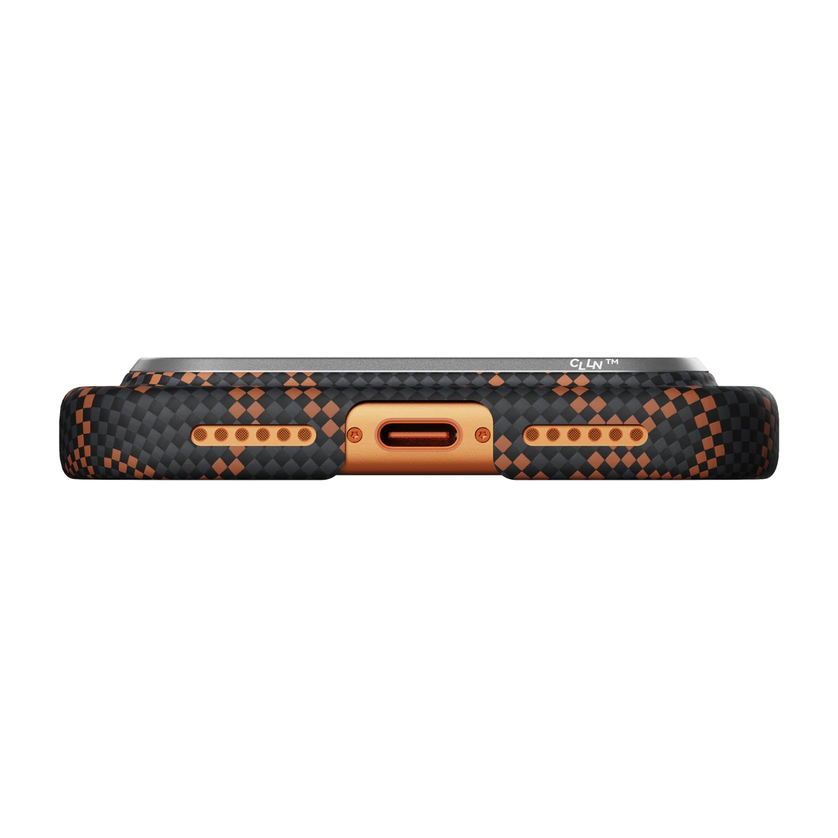 Husa PITAKA Edge iPhone 17 Pro-(Leaping - Orange Black) - imagine 6