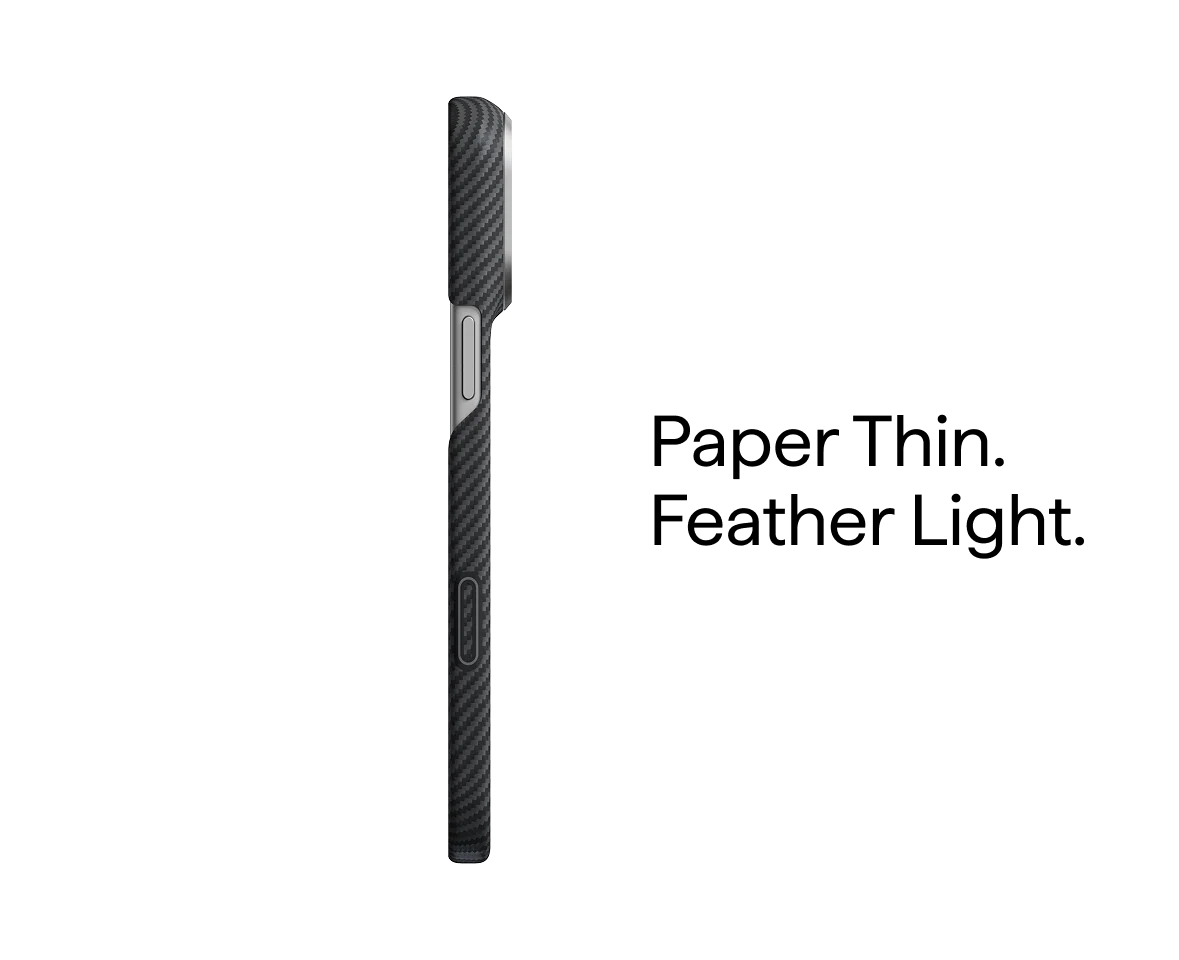 Чехол PITAKA Edge для iPhone 18/17 Pro Max - Black Grey — изображение 3