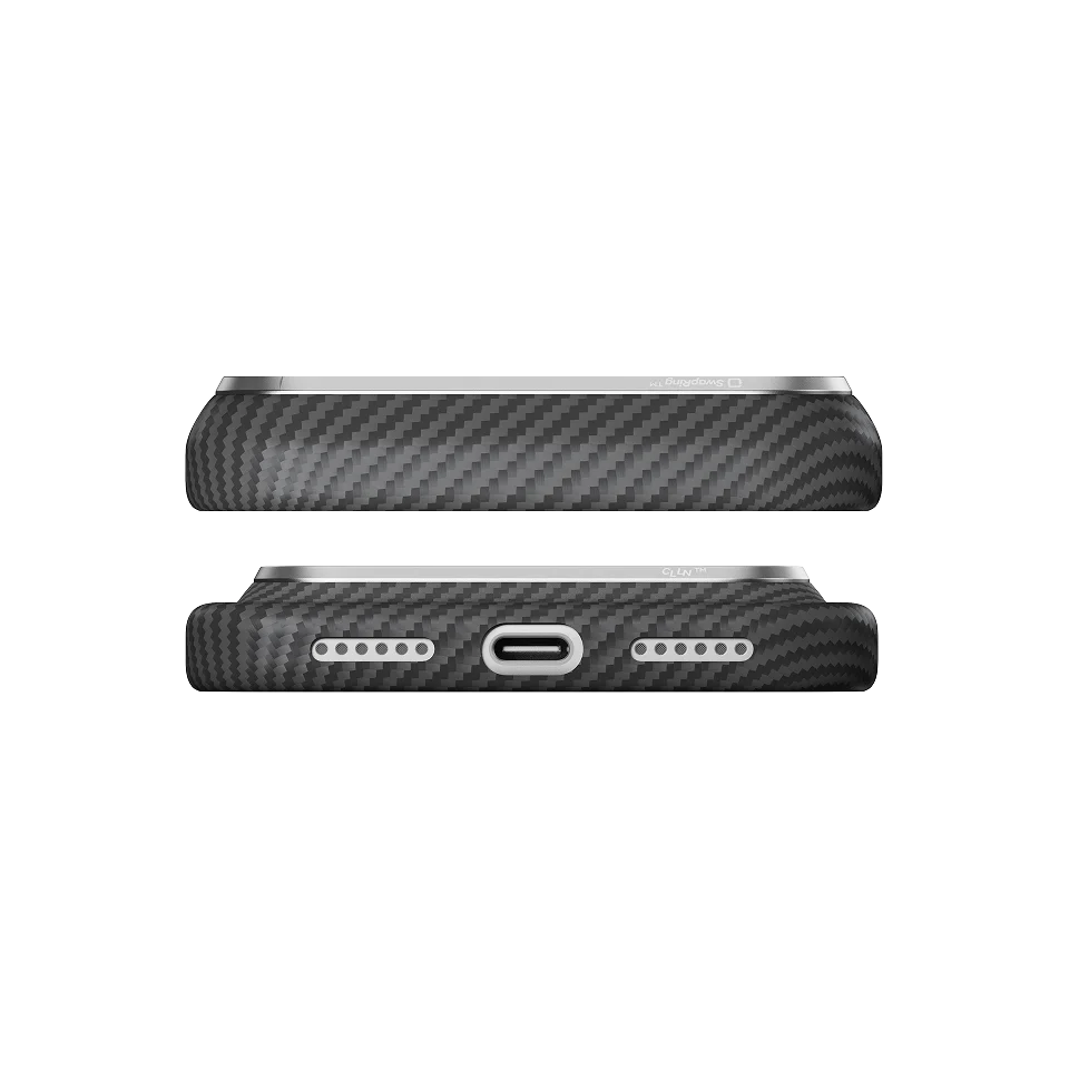 Чехол PITAKA Edge для iPhone 18/17 Pro Max - Black Grey — изображение 5