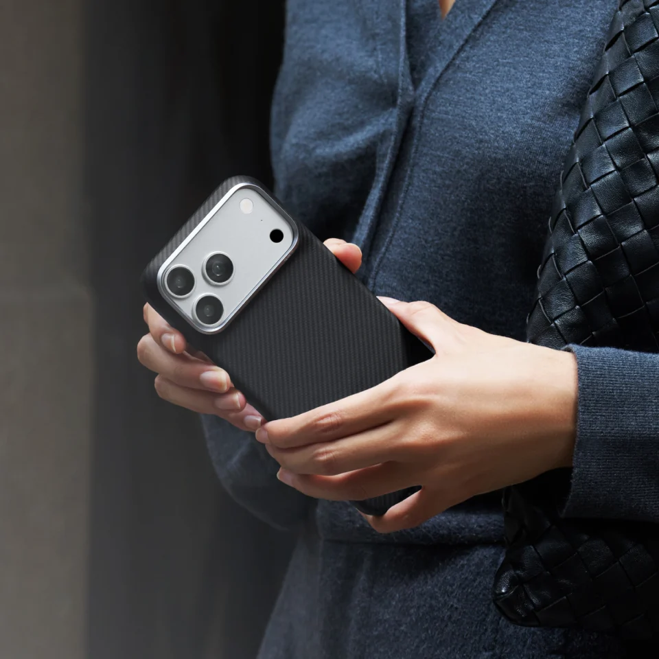 Чехол PITAKA Edge для iPhone 18/17 Pro Max - Black Grey — изображение 6