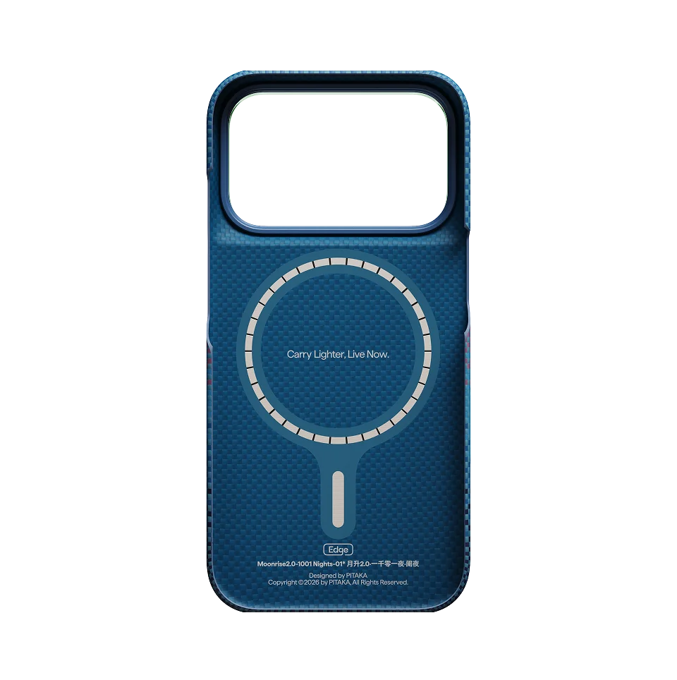 Husa PITAKA Edge iPhone 18/17 Pro - Midnight - imagine 2