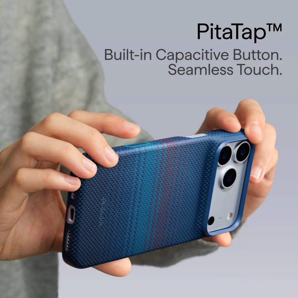 Husa PITAKA Edge iPhone 18/17 Pro - Midnight - imagine 4