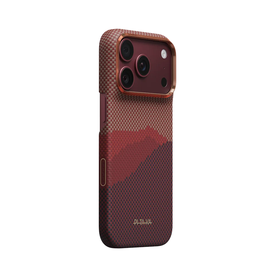 Husa PITAKA Edge iPhone 18/17 Pro - Autumn Dusk - imagine 8