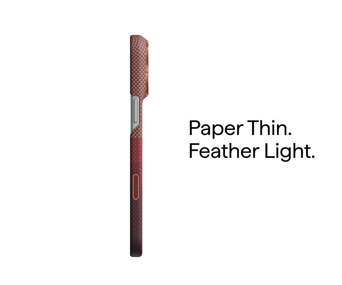 Husa PITAKA Edge iPhone 18/17 Pro - Autumn Dusk - imagine 3
