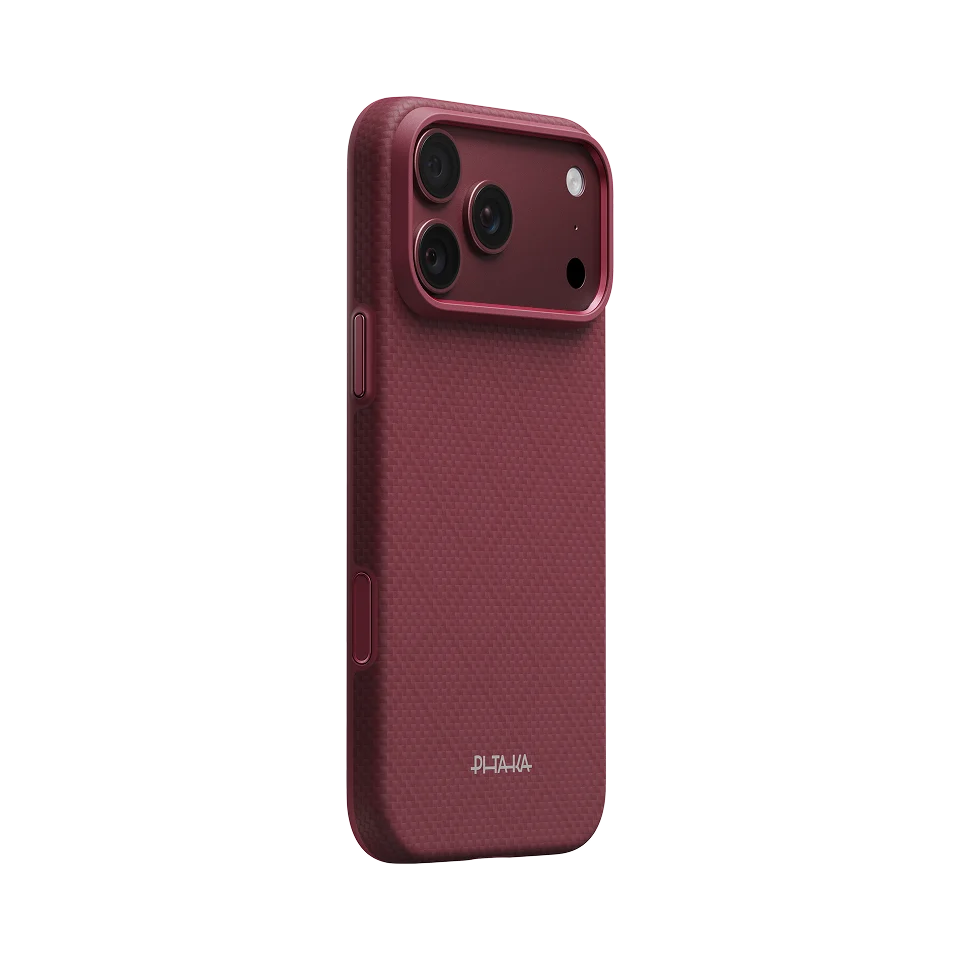 Чехол PITAKA Summa для iPhone 18/17 Pro Max – Burgundy