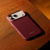 Чехол PITAKA Summa для iPhone 18/17 Pro Max – Burgundy — изображение 5