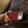 Чехол PITAKA Edge для iPhone 18/17 Pro – Burgundy — изображение 7